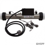 Heater, FloThru, PS-B Series M7, 15"x 2", 230v, 5.5kW, 60"Crd